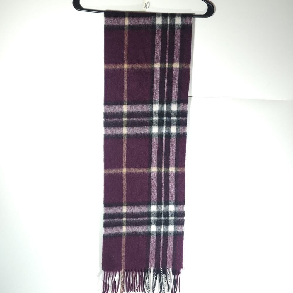 Edinburgh 100% Lambswool Marron Multicor Plaid Tartan Scarf Made In Scotland Nwt - Picture 7 of 8